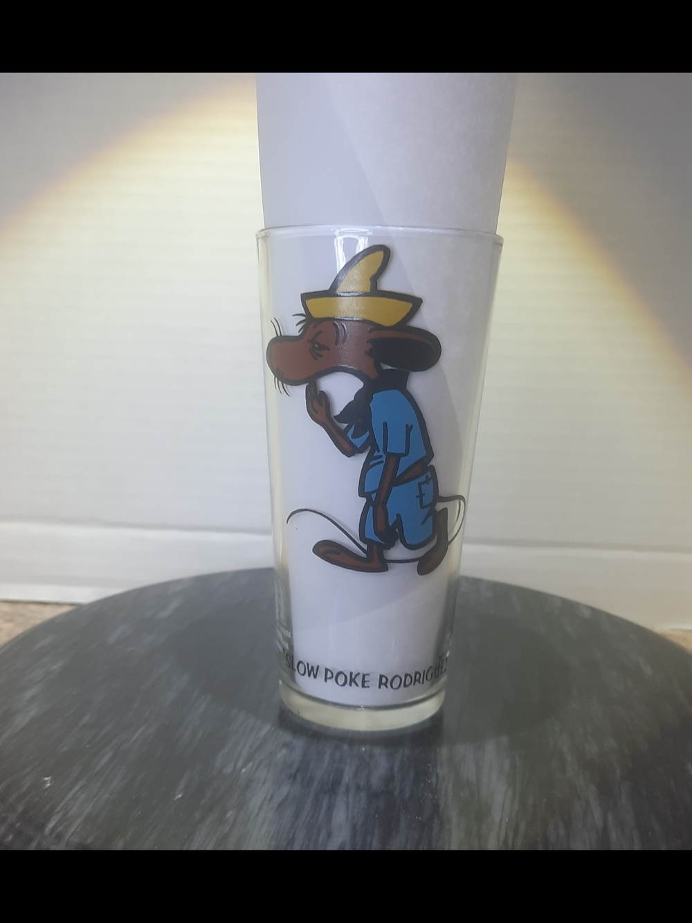 Vintage Slow Poke Rodriguez Collector Glass Cup